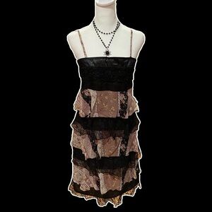 '*•.¸♡ VINTAGE RUFFLE DRESS ♡¸.•*'